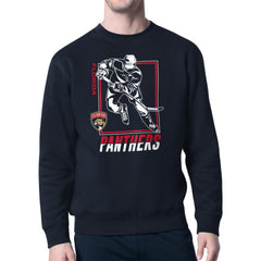Florida Panthers Starter Player Grid Fleece Pullover Sweatshirt - Navy | US 201424754