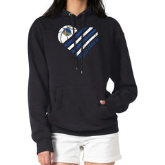 Golden State Warriors G-III 4Her by Carl Banks Women's Heart Pullover Hoodie - Black