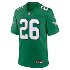 Saquon Barkley Philadelphia Eagles Alternate Game Jersey - Kelly Green Jerseys