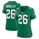 Saquon Barkley Philadelphia Eagles Women's Alternate Game Jersey - Kelly Green Jerseys