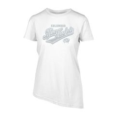 Columbus Blue Jackets Levelwear Women's Birch Sweep T-Shirt - White | US 201425362