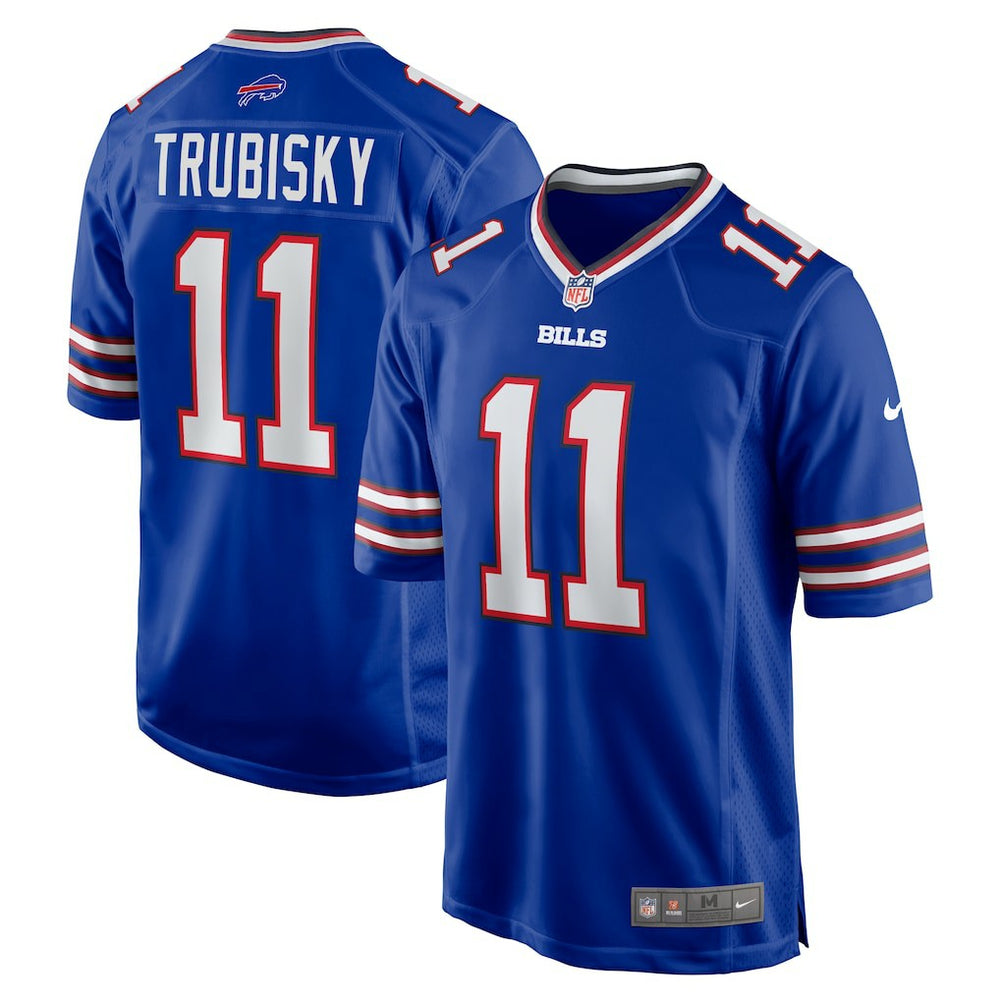 Mitchell Trubisky Buffalo Bills Game Jersey - Royal Jerseys