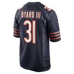 Kevin Byard III Chicago Bears Game Jersey - Navy Jerseys