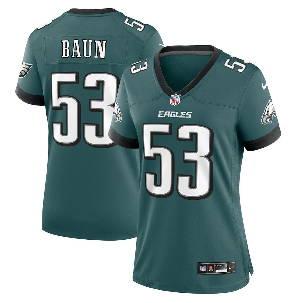 Zack Baun Philadelphia Eagles Women's Game Jersey - Midnight Green Jerseys