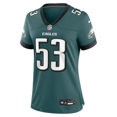 Zack Baun Philadelphia Eagles Women's Game Jersey - Midnight Green Jerseys