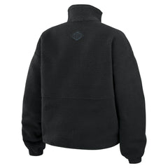 Vegas Golden Knights WEAR by Erin Andrews Women's Polar Fleece Half-Zip Jacket - Black | US 201429694