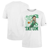 Jayson Tatum Boston Celtics Caricature Player T-Shirt White - New Era