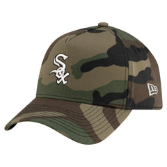 Chicago White Sox New Era Woodland Team Pop 9FORTY A-Frame Adjustable Hat - Camo Hats
