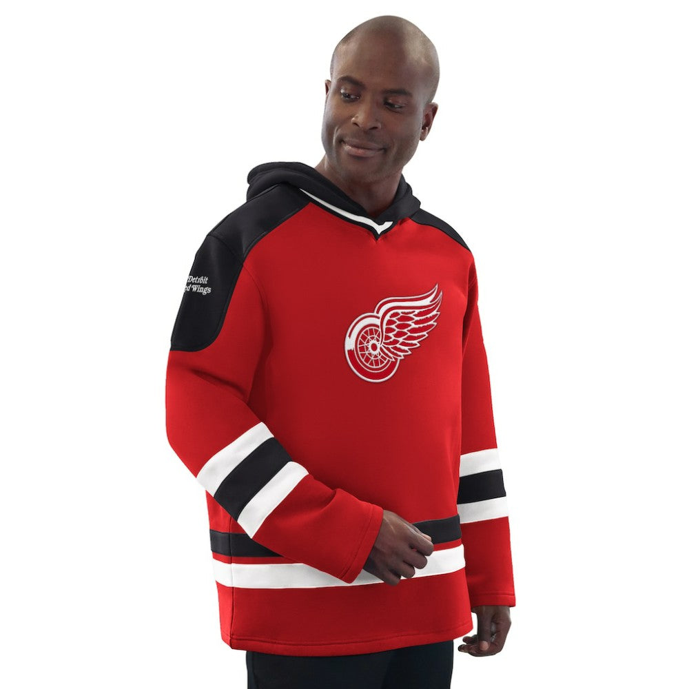 Detroit Red Wings Starter Hockey Pullover Hoodie - Red/Black | US 201432142