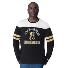 Vegas Golden Knights Starter Blitz Durene Long Sleeve T-Shirt - Black | US 201432177