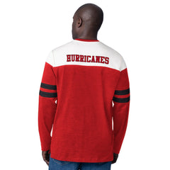 Carolina Hurricanes Starter Blitz Durene Long Sleeve T-Shirt - Red | US 201432180