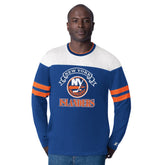 New York Islanders Starter Blitz Durene Long Sleeve T-Shirt - Royal | US 201432183