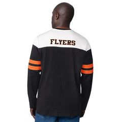 Philadelphia Flyers Starter Blitz Durene Long Sleeve T-Shirt - Black | US 201432184