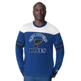 St. Louis Blues Starter Blitz Durene Long Sleeve T-Shirt - Blue | US 201432186