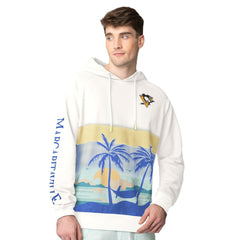 Pittsburgh Penguins Margaritaville Island Dream Peached Pullover Hoodie - Cream | US 201432732
