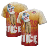 Jerry Rice San Francisco 49ers Burst Retired Player T-Shirt - Gray T-shirts