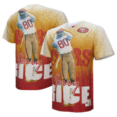 Jerry Rice San Francisco 49ers Burst Retired Player T-Shirt - Gray T-shirts