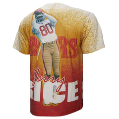 Jerry Rice San Francisco 49ers Burst Retired Player T-Shirt - Gray T-shirts