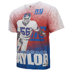 Lawrence Taylor New York Giants Burst Retired Player T-Shirt - Gray T-shirts