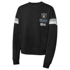 Las Vegas Raiders Girls Eternal Love Pullover Sweatshirt - Black Pullover