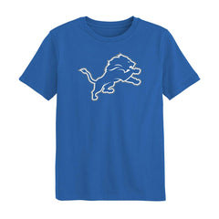 Detroit Lions Preschool Primary Logo T-Shirt - Blue T-shirts