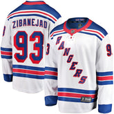Mika Zibanejad New York Rangers Fanatics Away Premier Breakaway Player Jersey - White | US 201434977