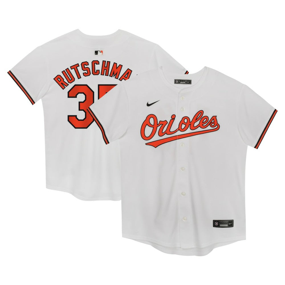 Adley Rutschman Baltimore Orioles Nike Preschool Home Game Jersey - White Jerseys