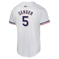 Corey Seager Texas Rangers Nike Youth Home Game Player Jersey - White Jerseys