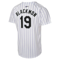 Charlie Blackmon Colorado Rockies Nike Youth Home Game Player Jersey - White Jerseys