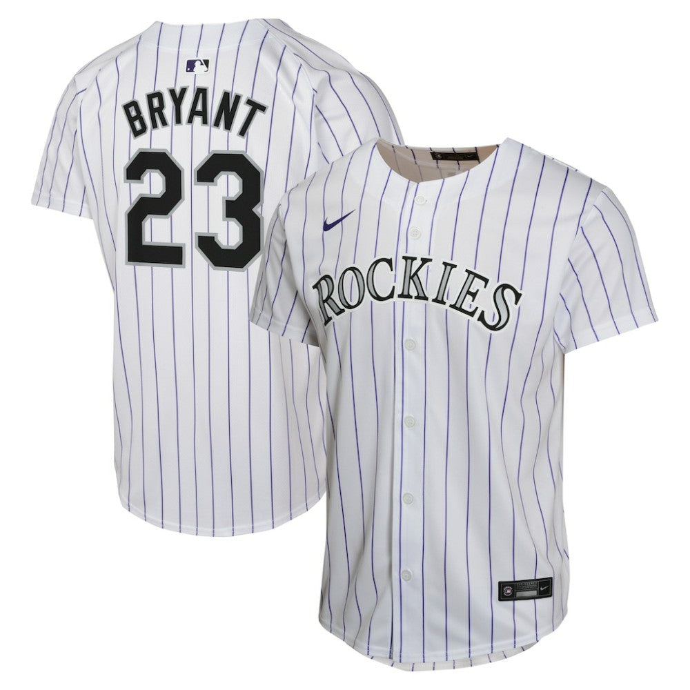 Kris Bryant Colorado Rockies Nike Youth Home Game Player Jersey - White Jerseys