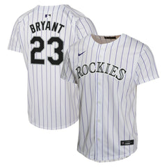 Kris Bryant Colorado Rockies Nike Youth Home Game Player Jersey - White Jerseys