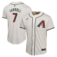 Corbin Carroll Arizona Diamondbacks Nike Youth Home Game Player Jersey - White Jerseys