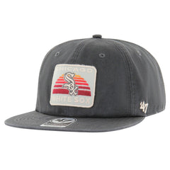 Chicago White Sox '47 Cypress Captain Snapback Hat - Charcoal Hats