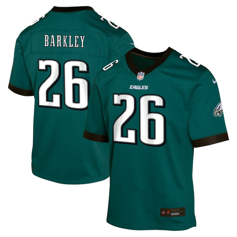 Saquon Barkley Philadelphia Eagles Youth Game Jersey - Green Jerseys