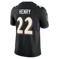 Derrick Henry Baltimore Ravens Vapor F.U.S.E. Limited Jersey - Black Jerseys