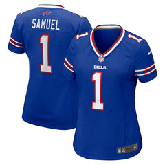 Curtis Samuel Buffalo Bills Women's Game Jersey - Royal Jerseys