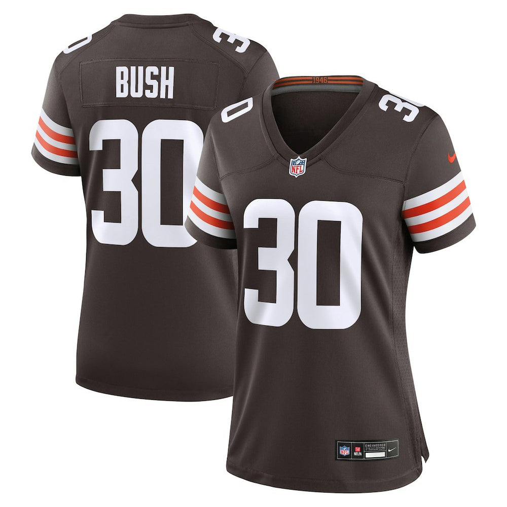 Devin Bush Cleveland Browns Women's Game Jersey - Brown Jerseys