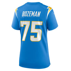 Bradley Bozeman Los Angeles Chargers Women's Game Jersey - Powder Blue Jerseys