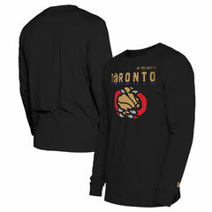 Toronto Raptors 2024/25 City Edition Long Sleeve T-Shirt Black - New Era