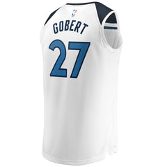 Rudy Gobert Minnesota Timberwolves Fast Break Replica Player Jersey Association Edition White - Fanatics