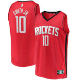 Jabari Smith Jr. Houston Rockets Youth Fast Break Replica Player Jersey Icon Edition Red - Fanatics