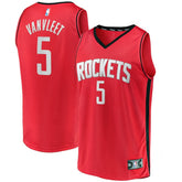 Fred VanVleet Houston Rockets Fast Break Replica Player Jersey Icon Edition Red - Fanatics