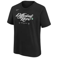 Boston Celtics Youth 2024 NBA Playoffs Mantra T-Shirt Black - Nike