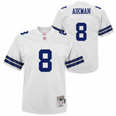 Troy Aikman Dallas Cowboys Youth 1992 Legacy Jersey - White Jerseys
