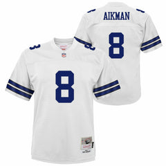 Troy Aikman Dallas Cowboys Youth 1992 Legacy Jersey - White Jerseys