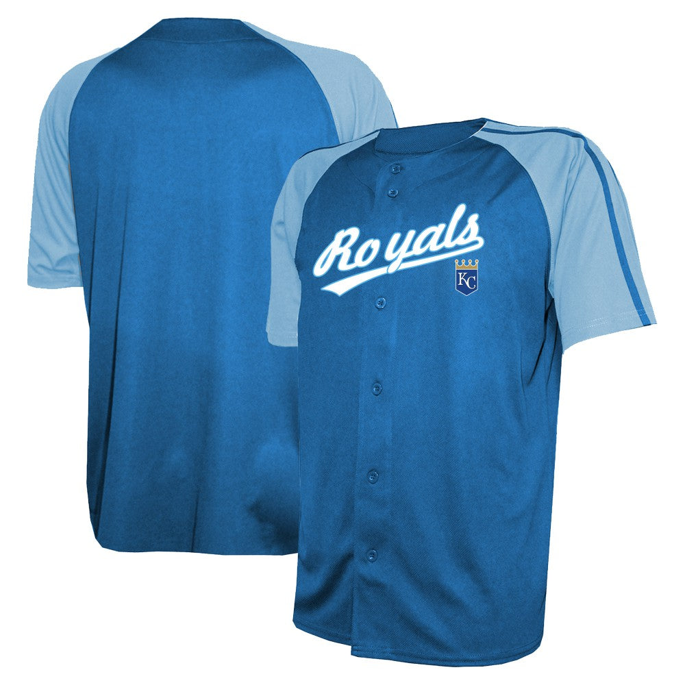 Kansas City Royals Stitches Team Raglan Jersey - Royal Jerseys