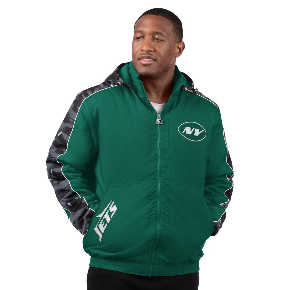 New York Jets Starter Thursday Night Gridiron Full-Zip Jacket - Green Jackets