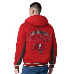 Tampa Bay Buccaneers G-III Extreme No Huddle Commemorative Full-Zip Hoodie Jacket - Red Hoodies