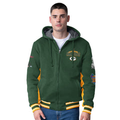 Green Bay Packers G-III Extreme No Huddle Commemorative Full-Zip Hoodie Jacket - Green Hoodies