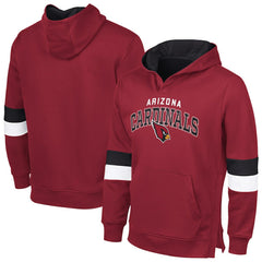 Arizona Cardinals G-III Sports by Carl Banks Adaptive Faceoff Pullover Hoodie - Cardinal/Black Hoodies